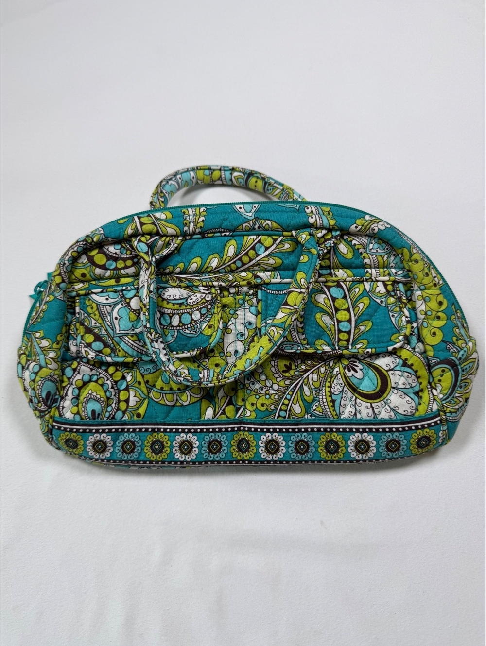 Vera Bradley Lime’s Up 2 Bag Set Frame Satchel & Tote Retired Pattern